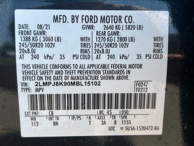 Used 2021 Lincoln Nautilus Reserve AWD/4WD image 42