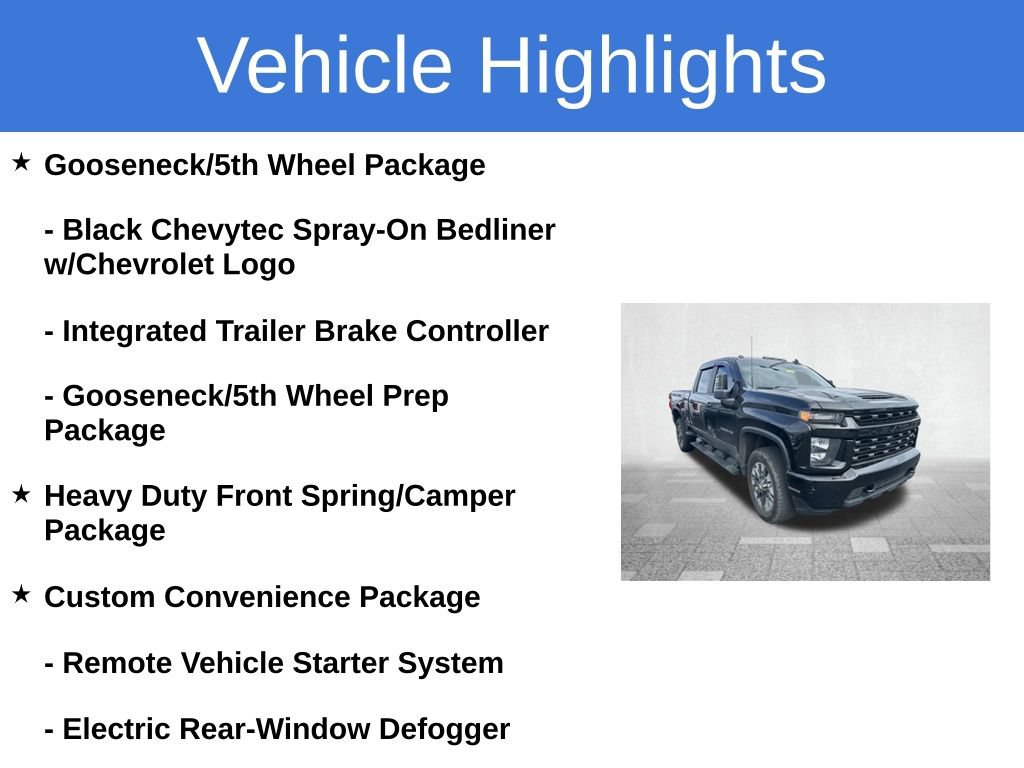 Used 2021 Chevrolet Silverado 2500 Custom w/ Custom Value Package AWD/4WD image 4