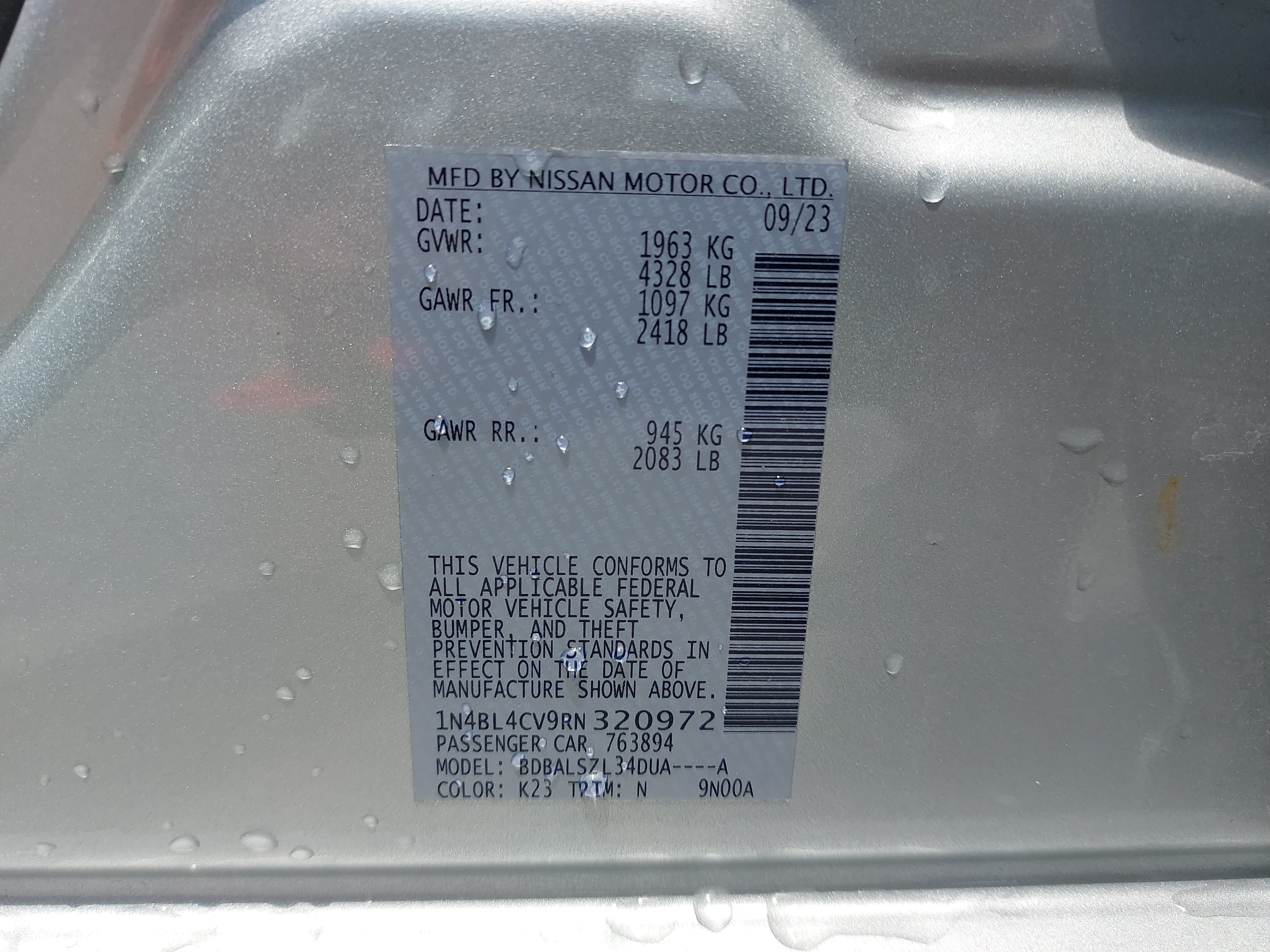 Used 2024 Nissan Altima 2.5 SR FWD image 38