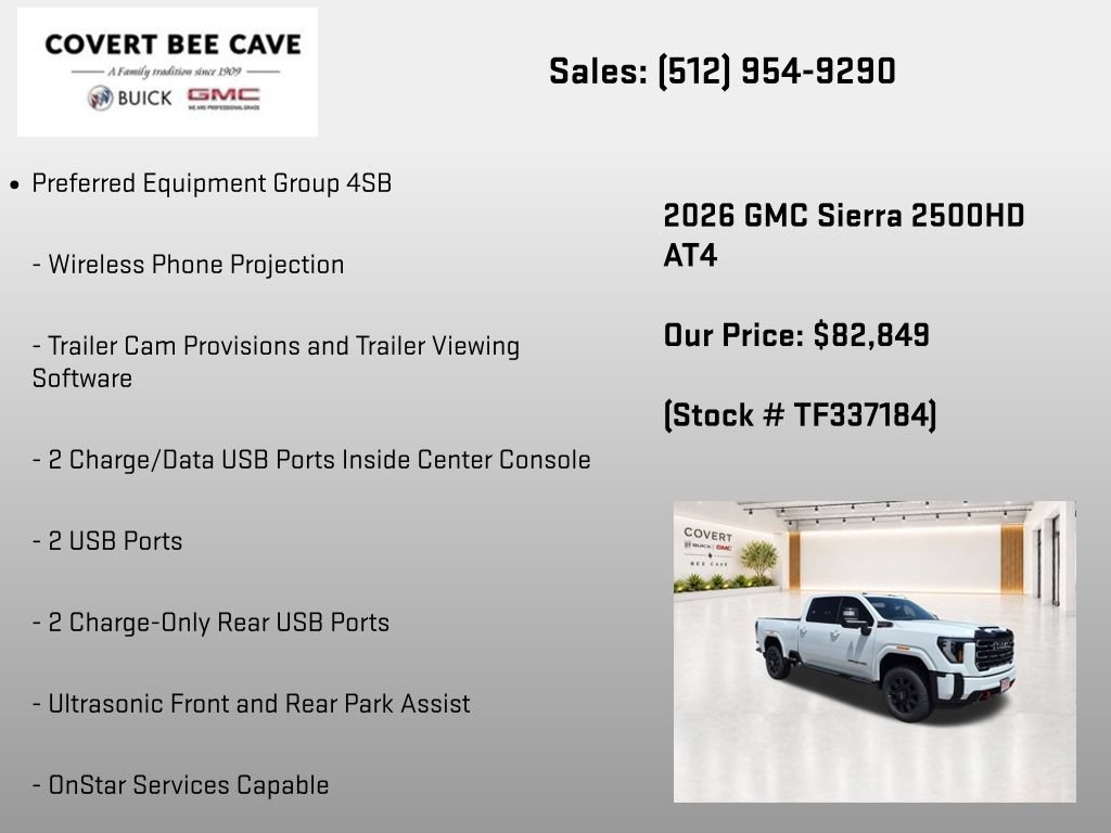 New 2026 GMC Sierra 2500 AT4 w/ AT4 Premium Plus Package AWD/4WD image 25
