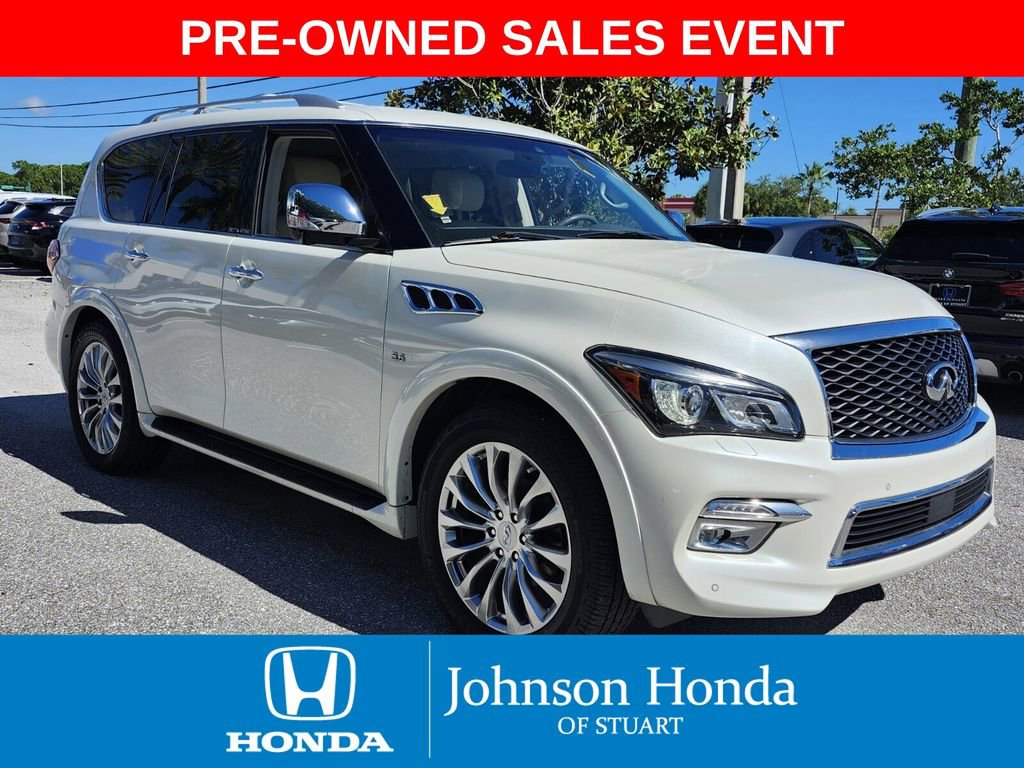 Used 2017 INFINITI QX80 2WD w/ Deluxe Technology Package