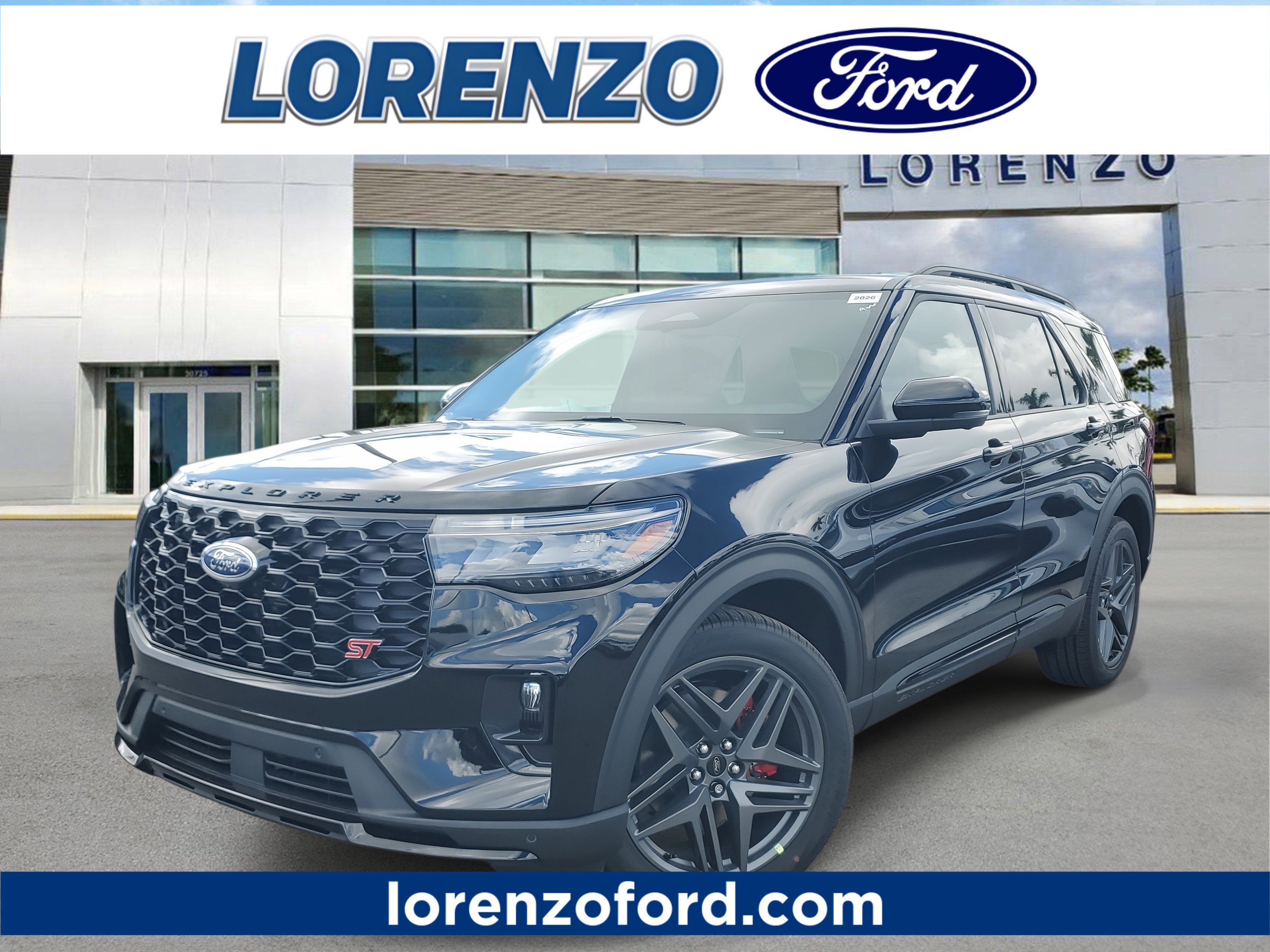 New 2026 Ford Explorer ST w/ Sun And Sound Package