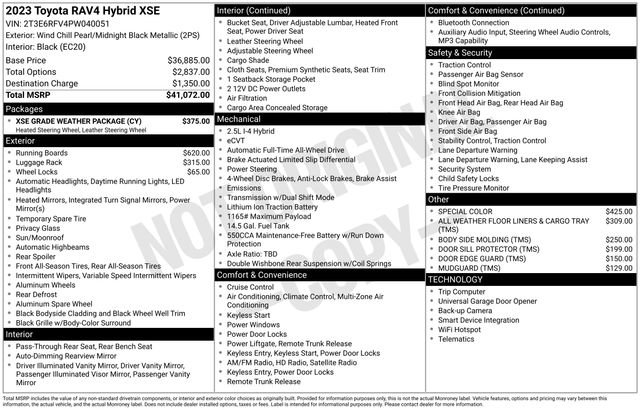 Certified 2023 Toyota RAV4 XSE w/ XSE Grade Weather Package image 36