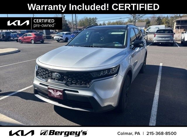 Certified 2021 Kia Sorento S w/ Panoramic Sunroof Package