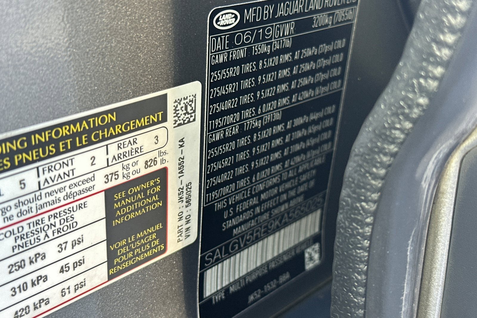 Used 2019 Land Rover Range Rover Long Wheelbase Autobiography image 28