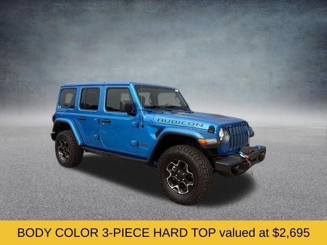 Used 2022 Jeep Wrangler Unlimited Rubicon 4xe w/ Cold Weather Group AWD/4WD video 2