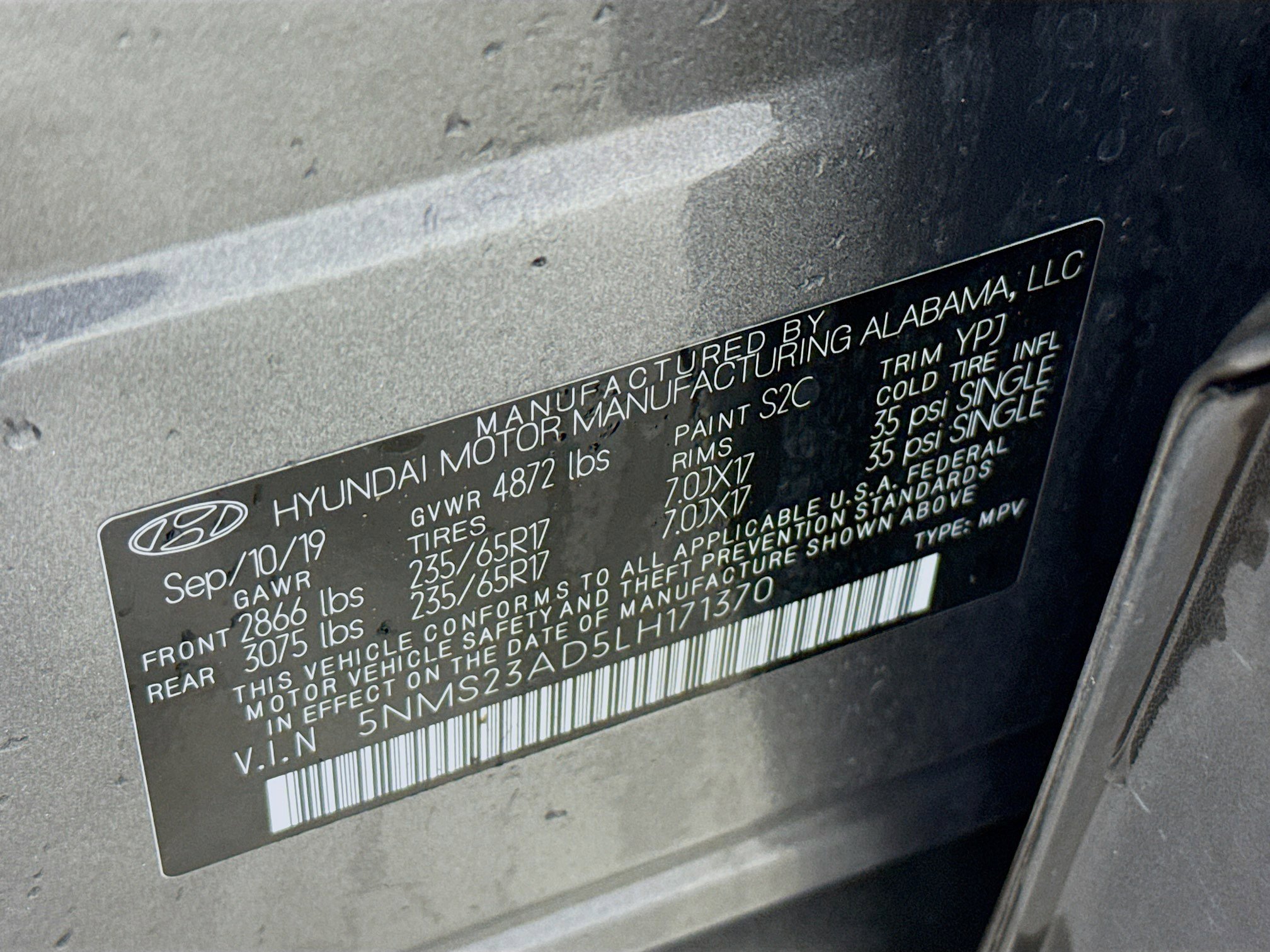 Used 2020 Hyundai Santa Fe SE image 36