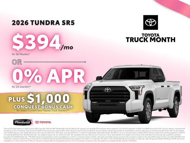 New 2026 Toyota Tundra SR5 w/ SR5 Premium Package image 3
