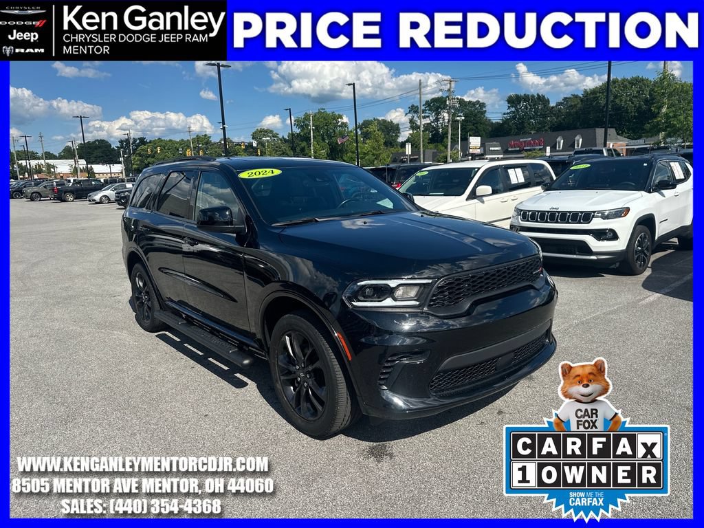 Certified 2024 Dodge Durango SXT w/ SXT Blacktop Group AWD/4WD image 1