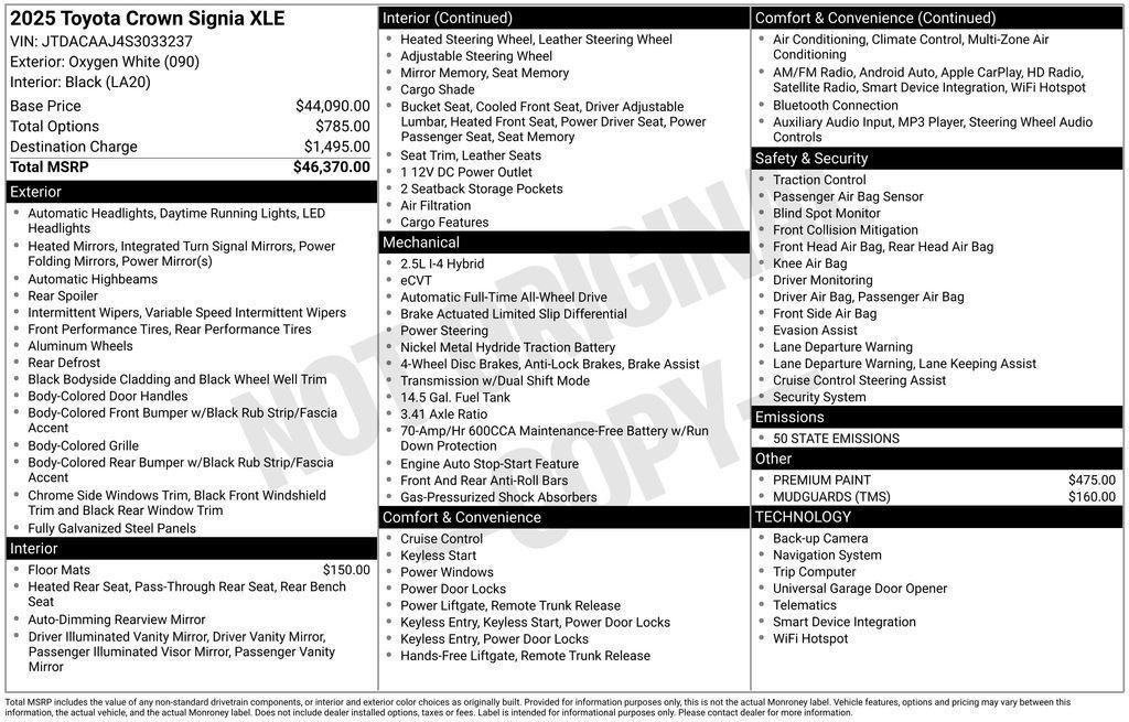 New 2025 Toyota Crown Signia image 39