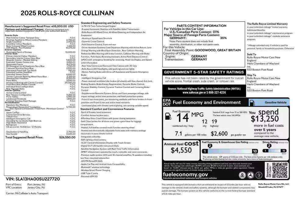 Used 2025 Rolls-Royce Cullinan image 19