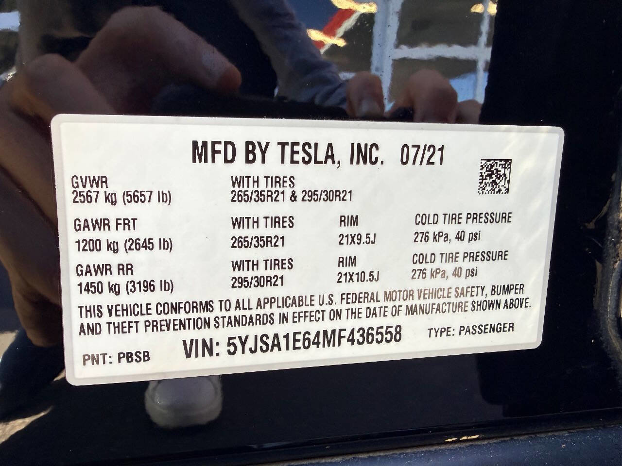 Used 2021 Tesla Model S Plaid image 38