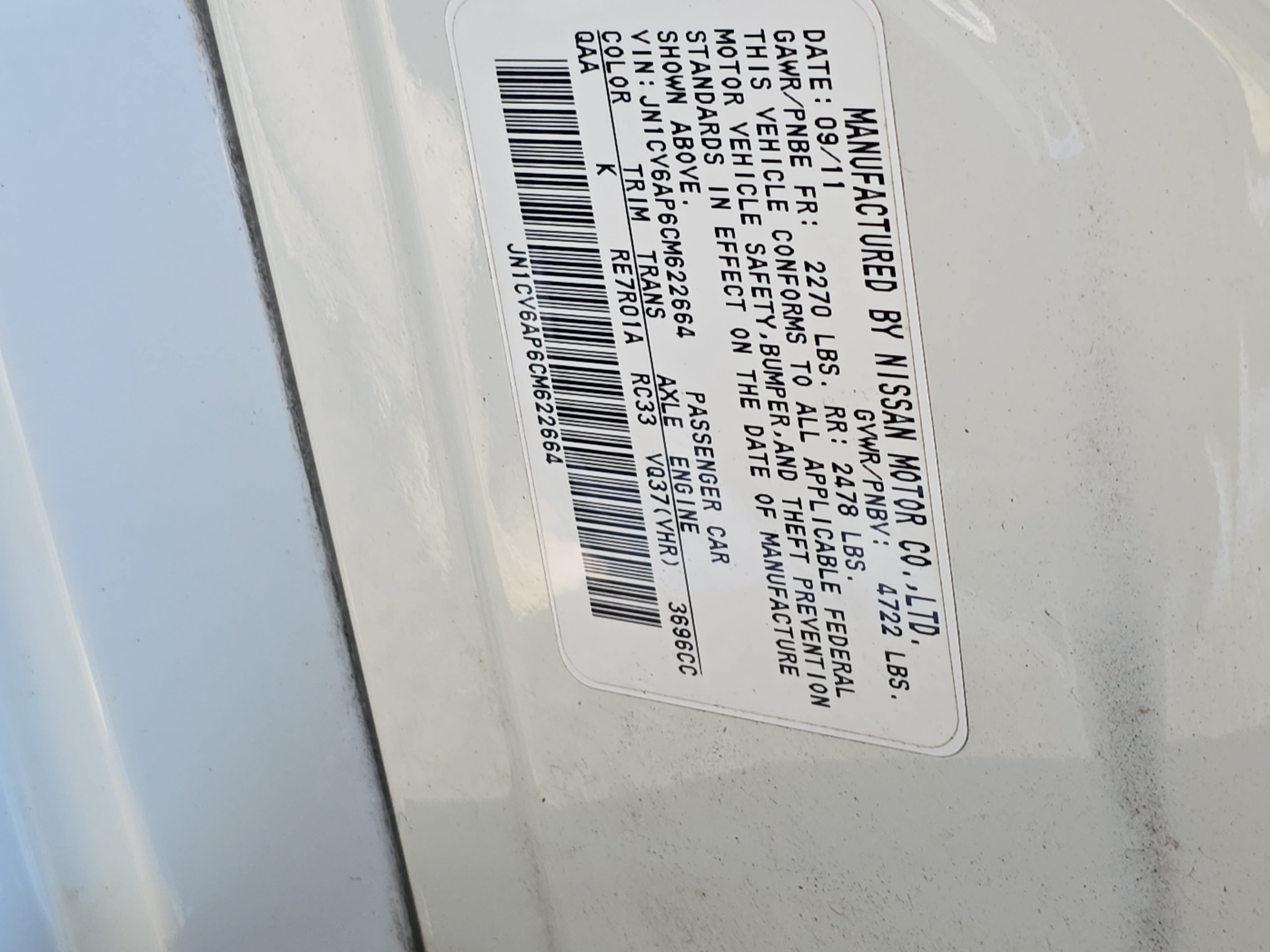 Used 2012 INFINITI G37 Journey w/ Premium Pkg RWD image 35