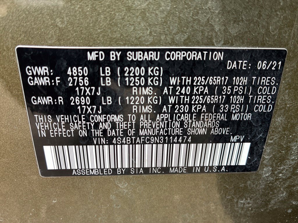 Used 2022 Subaru Outback Premium AWD/4WD image 34