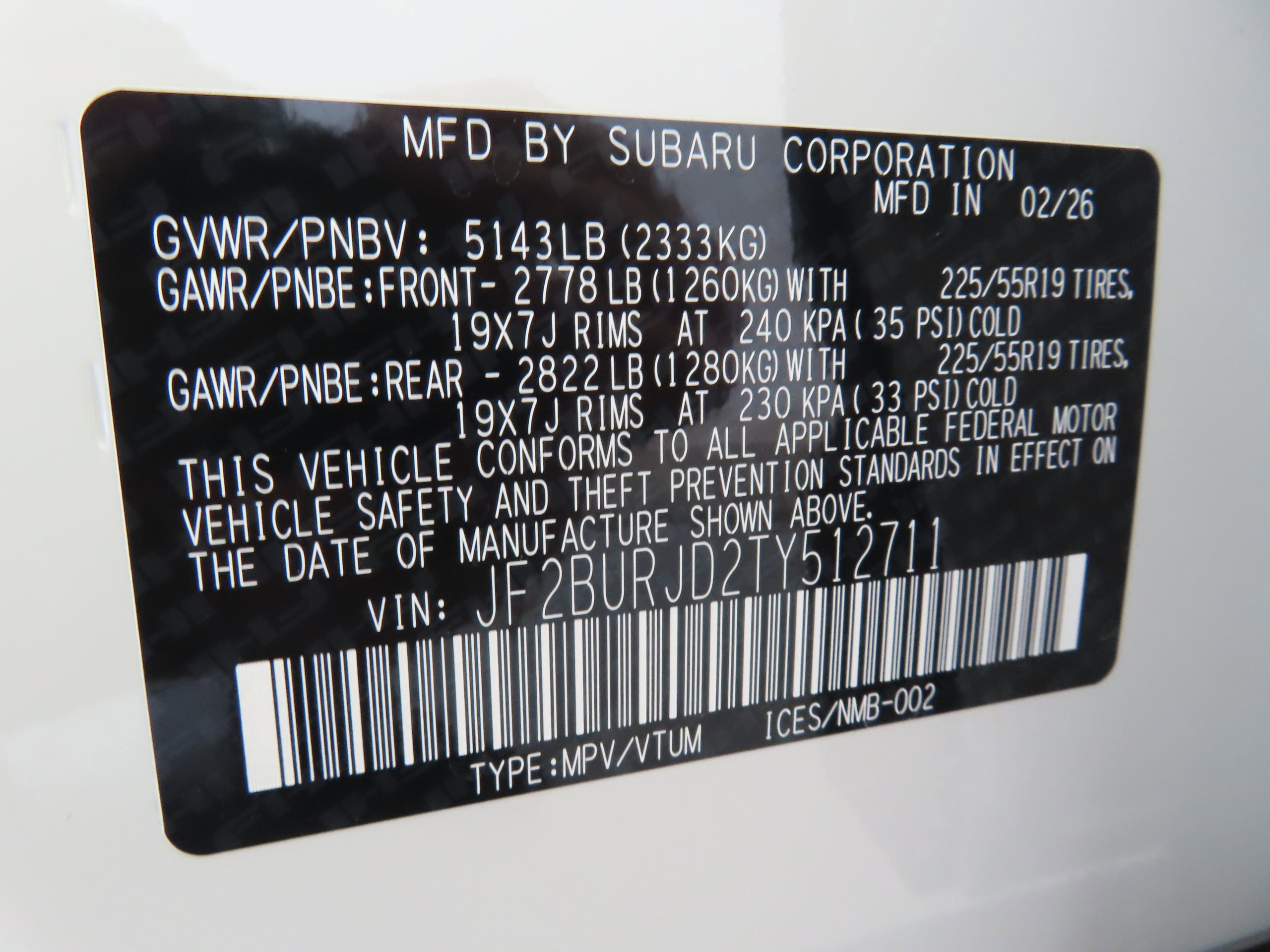 New 2026 Subaru Outback Touring XT AWD/4WD image 30