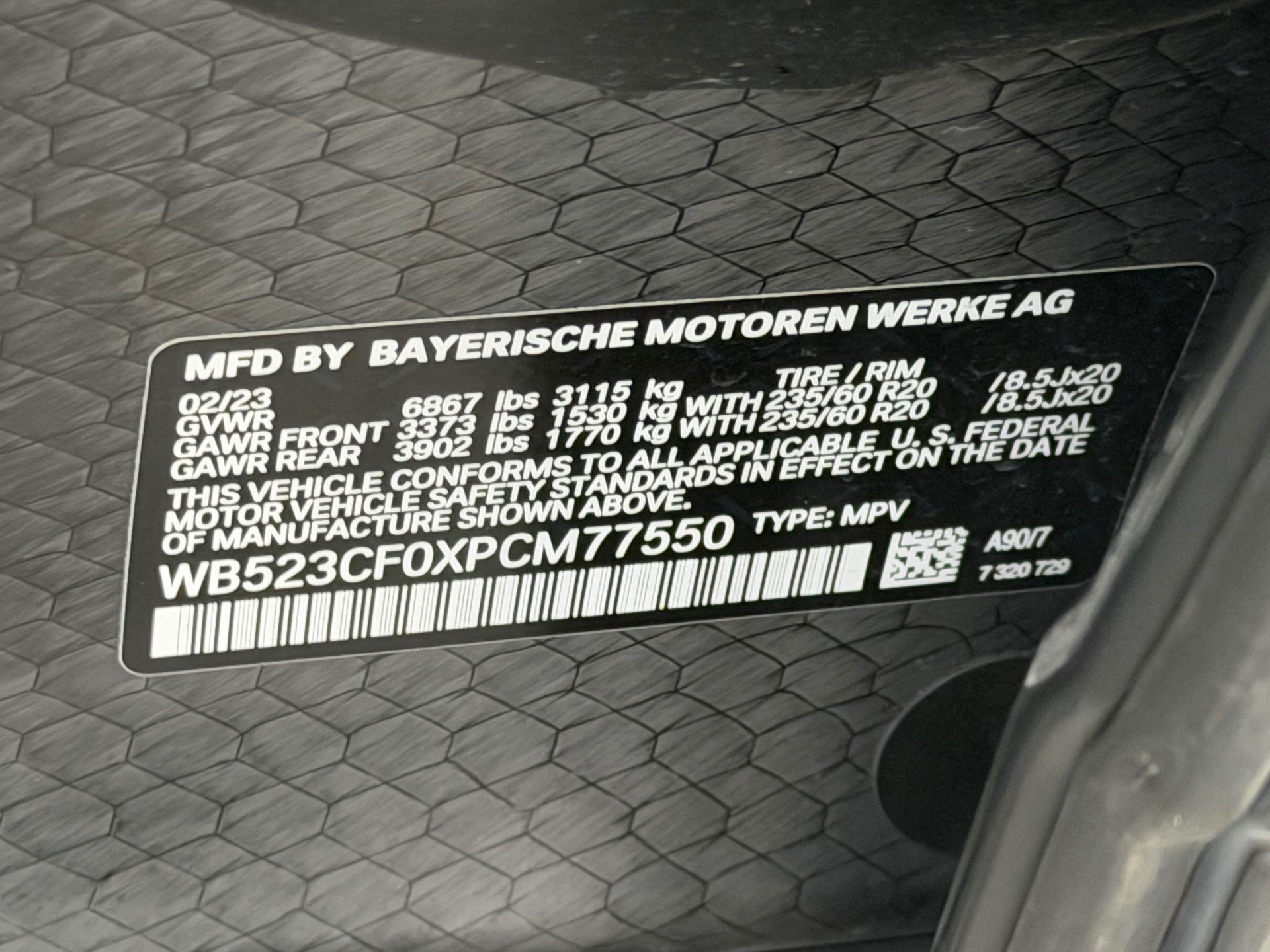 Used 2023 BMW iX xDrive50 w/ Convenience Package AWD/4WD image 22