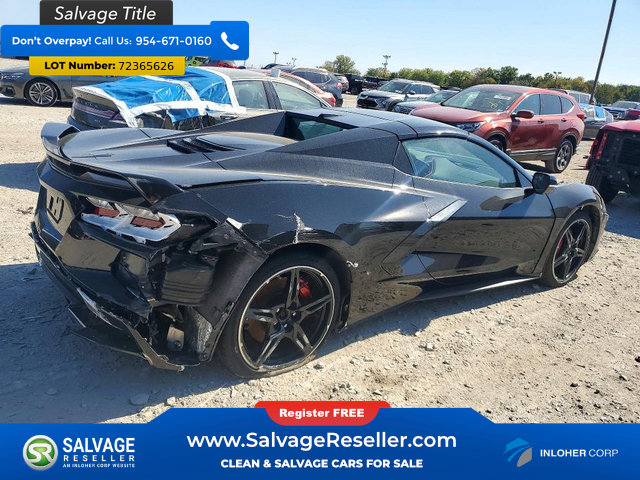 Used 2021 Chevrolet Corvette Stingray Preferred Conv w/ Z51 Performance Package RWD image 4
