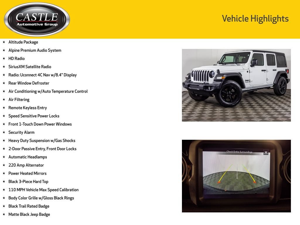 Used 2022 Jeep Wrangler Unlimited Sport AWD/4WD image 16