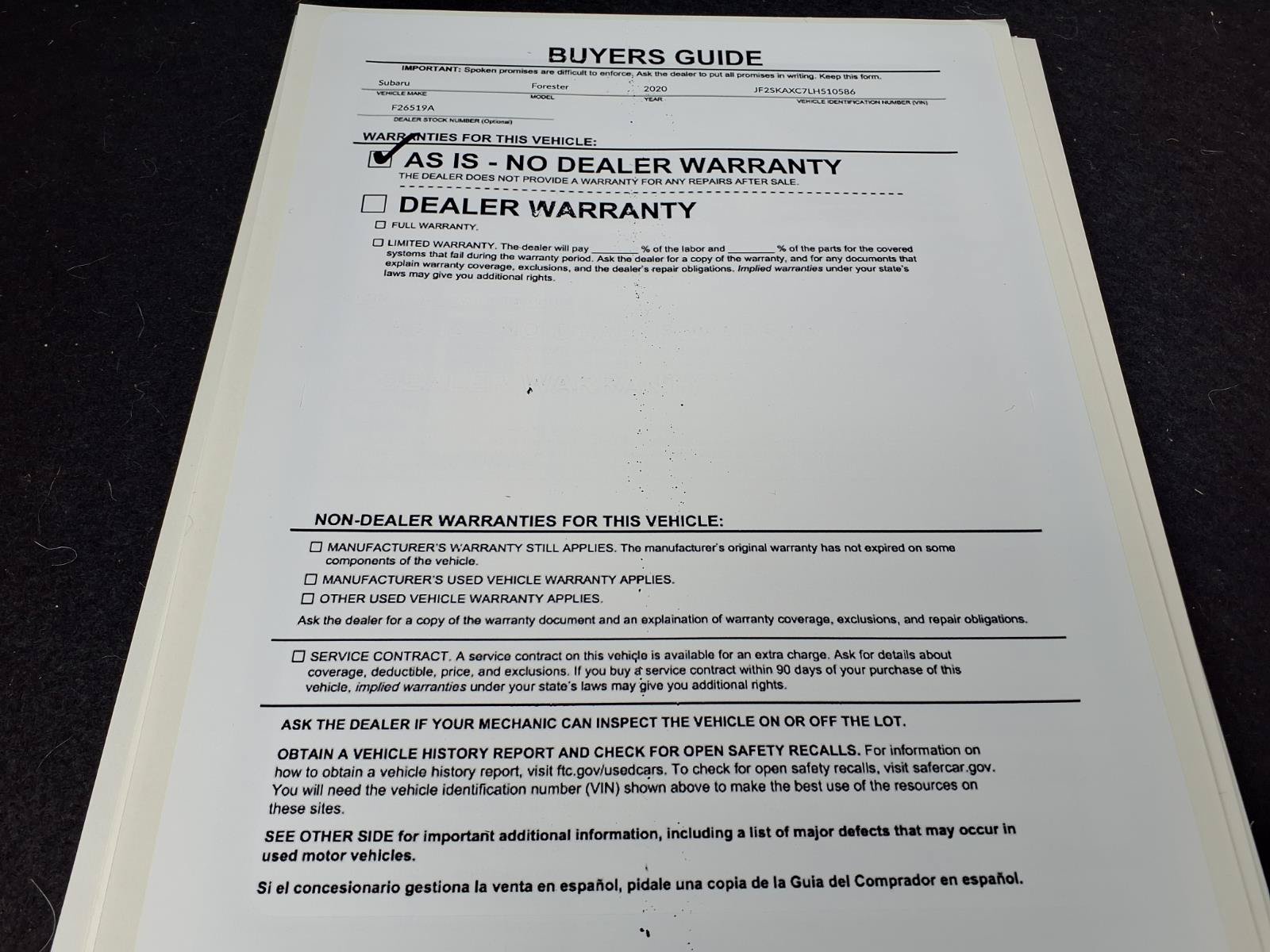 Used 2020 Subaru Forester Touring w/ Popular Package #2 AWD/4WD image 30