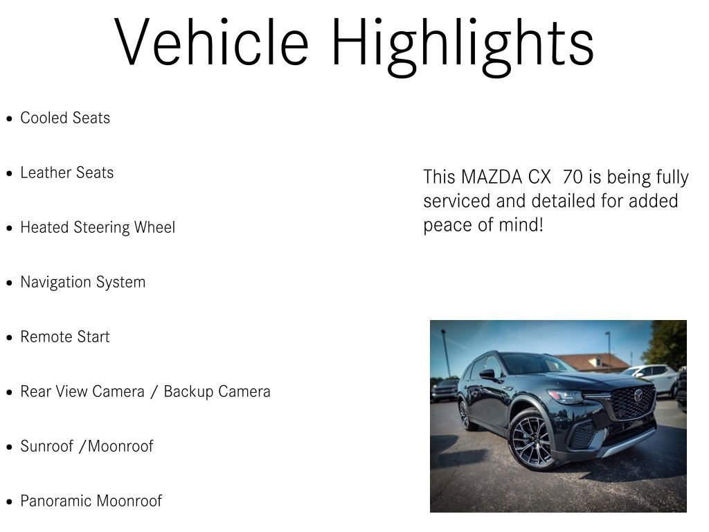 Used 2025 MAZDA CX-70 Plug-In Hybrid w/ Premium Pkg image 6