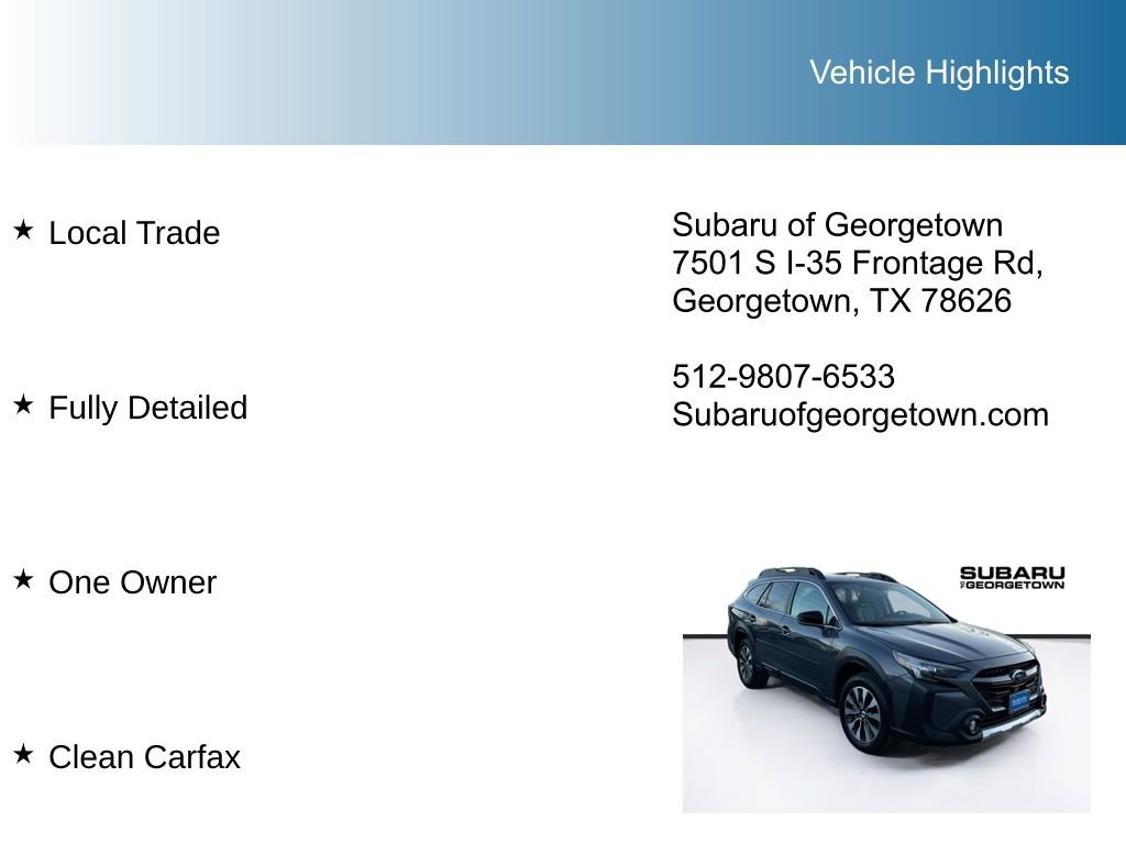 Certified 2025 Subaru Outback Limited image 11