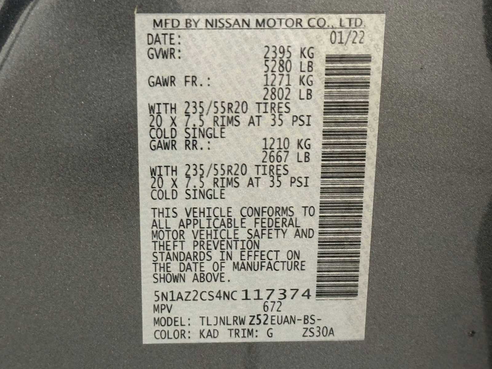 Used 2022 Nissan Murano SL w/ SL Moonroof Package AWD/4WD image 31
