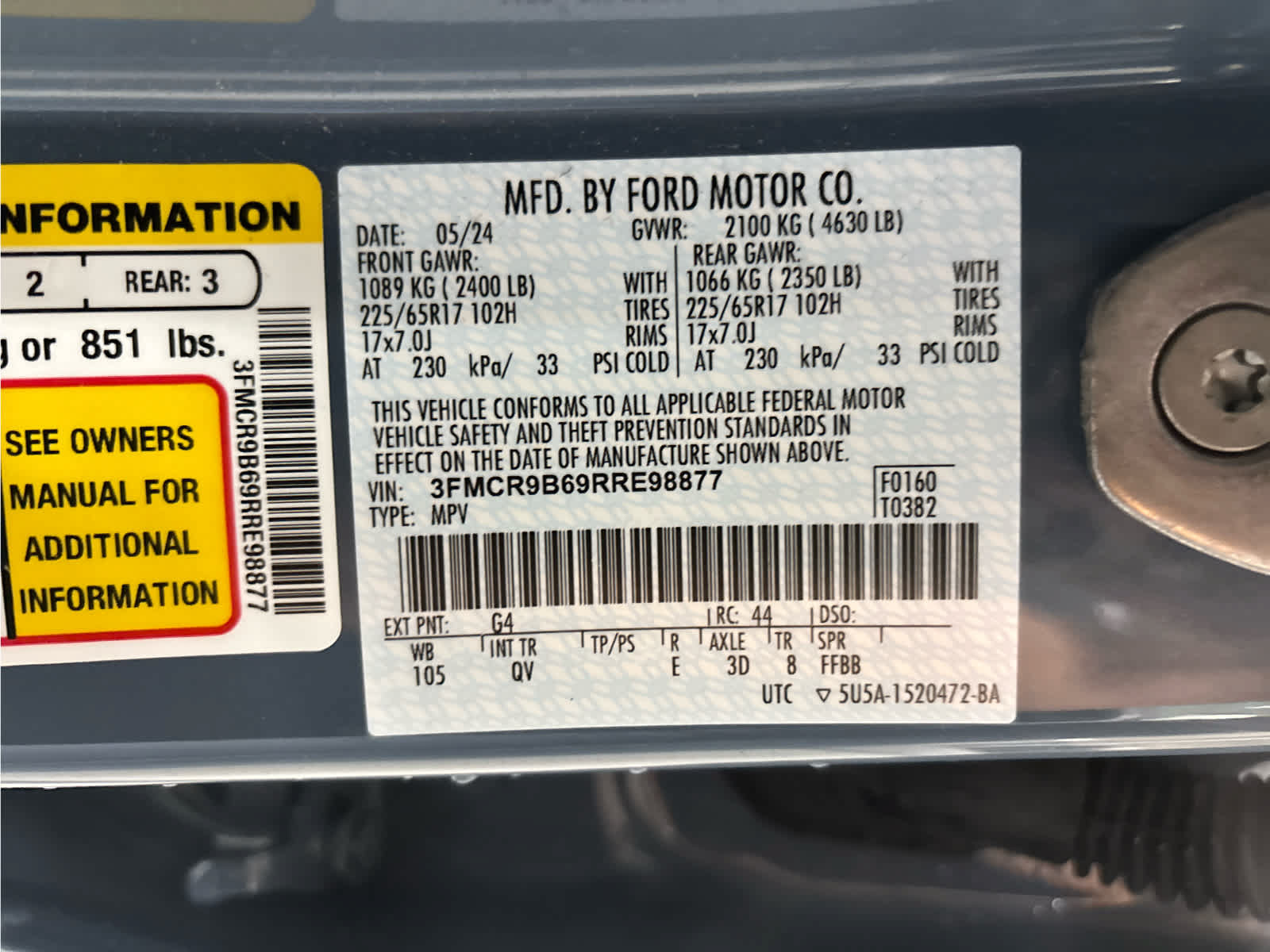 Used 2024 Ford Bronco Sport Big Bend AWD/4WD image 23