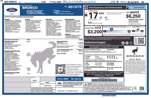 Used 2024 Ford Bronco Badlands image 15