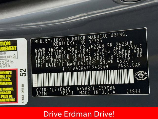 Certified 2026 Toyota Camry SE FWD image 32