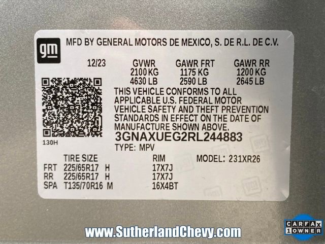 Used 2024 Chevrolet Equinox LT AWD/4WD image 44