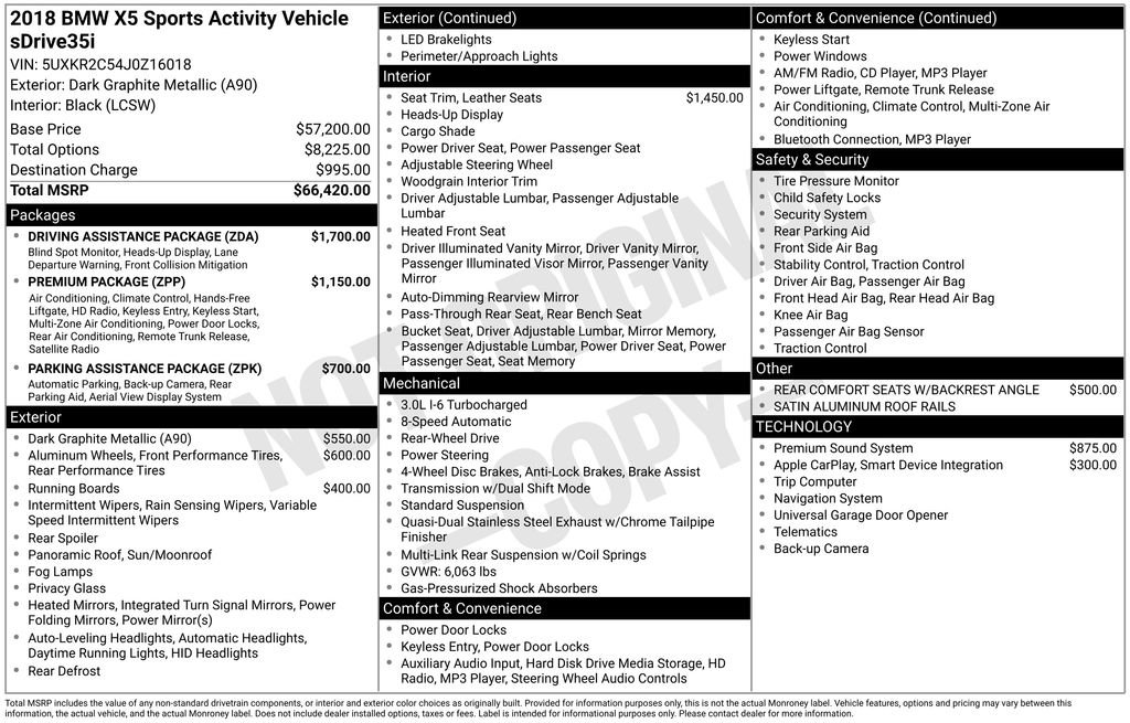 Used 2018 BMW X5 sDrive35i image 34