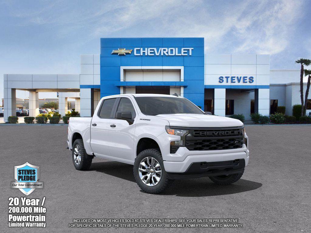 New 2025 Chevrolet Silverado 1500 Custom w/ LPO, Dark Essentials Package
