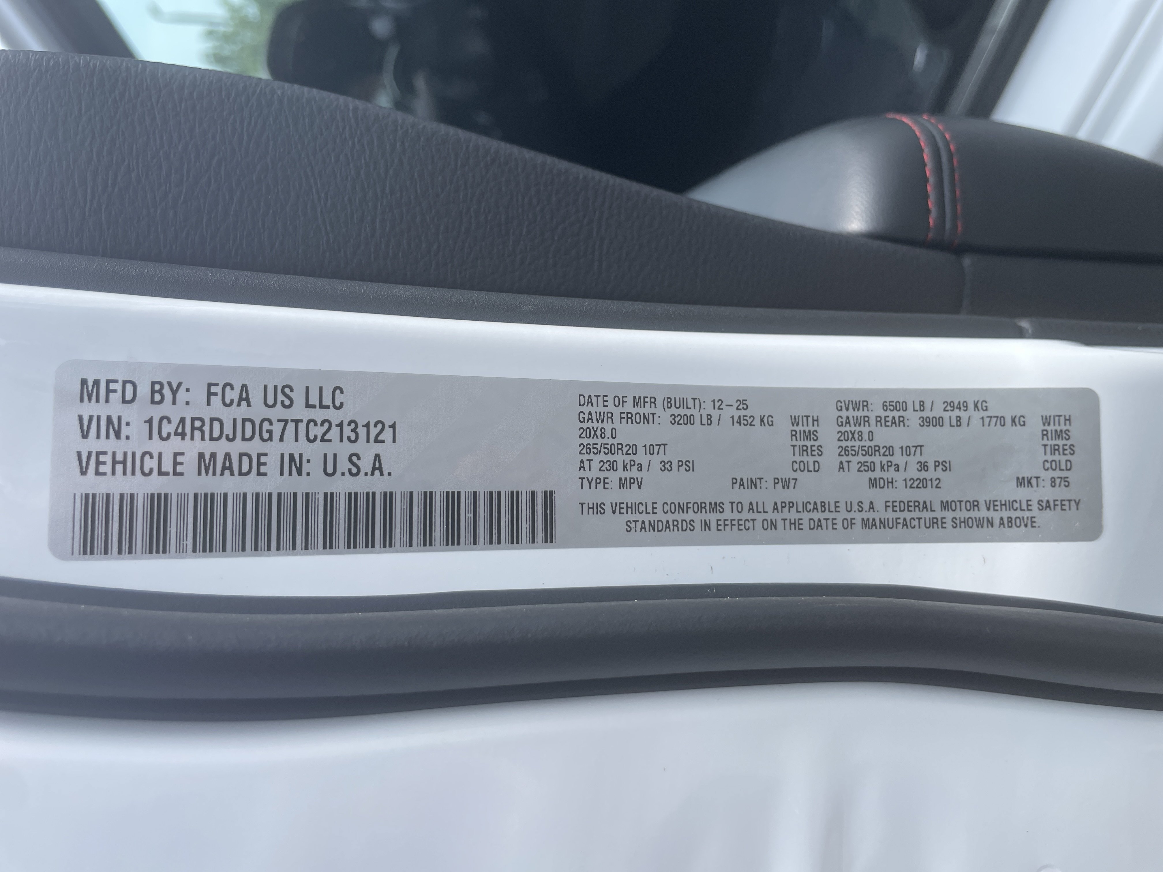 Certified 2026 Dodge Durango GT AWD/4WD image 35