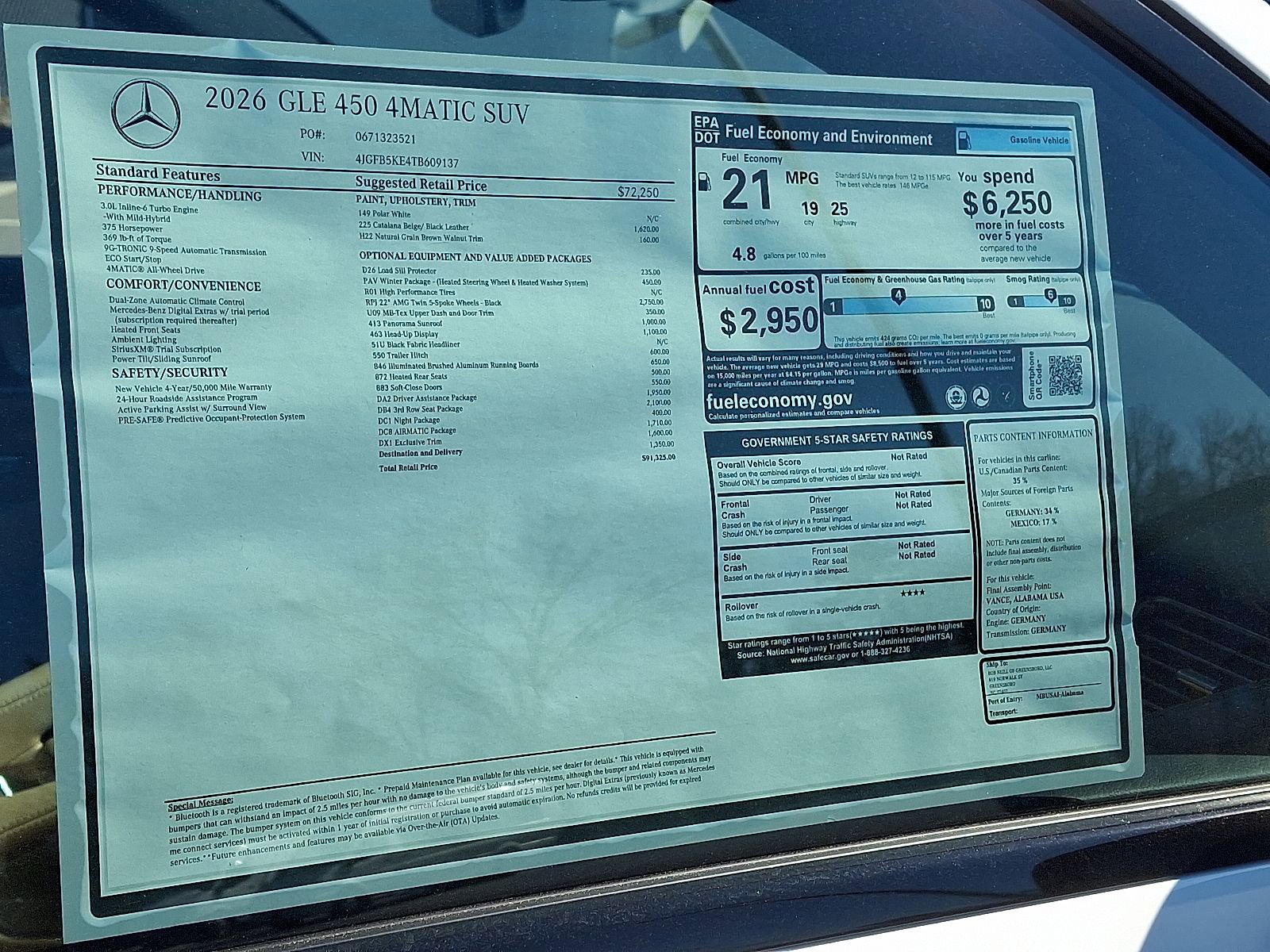 New 2026 Mercedes-Benz GLE 450 4MATIC image 19