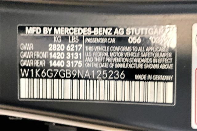 Certified 2022 Mercedes-Benz S 580 4MATIC Sedan w/ AMG Line Package image 29