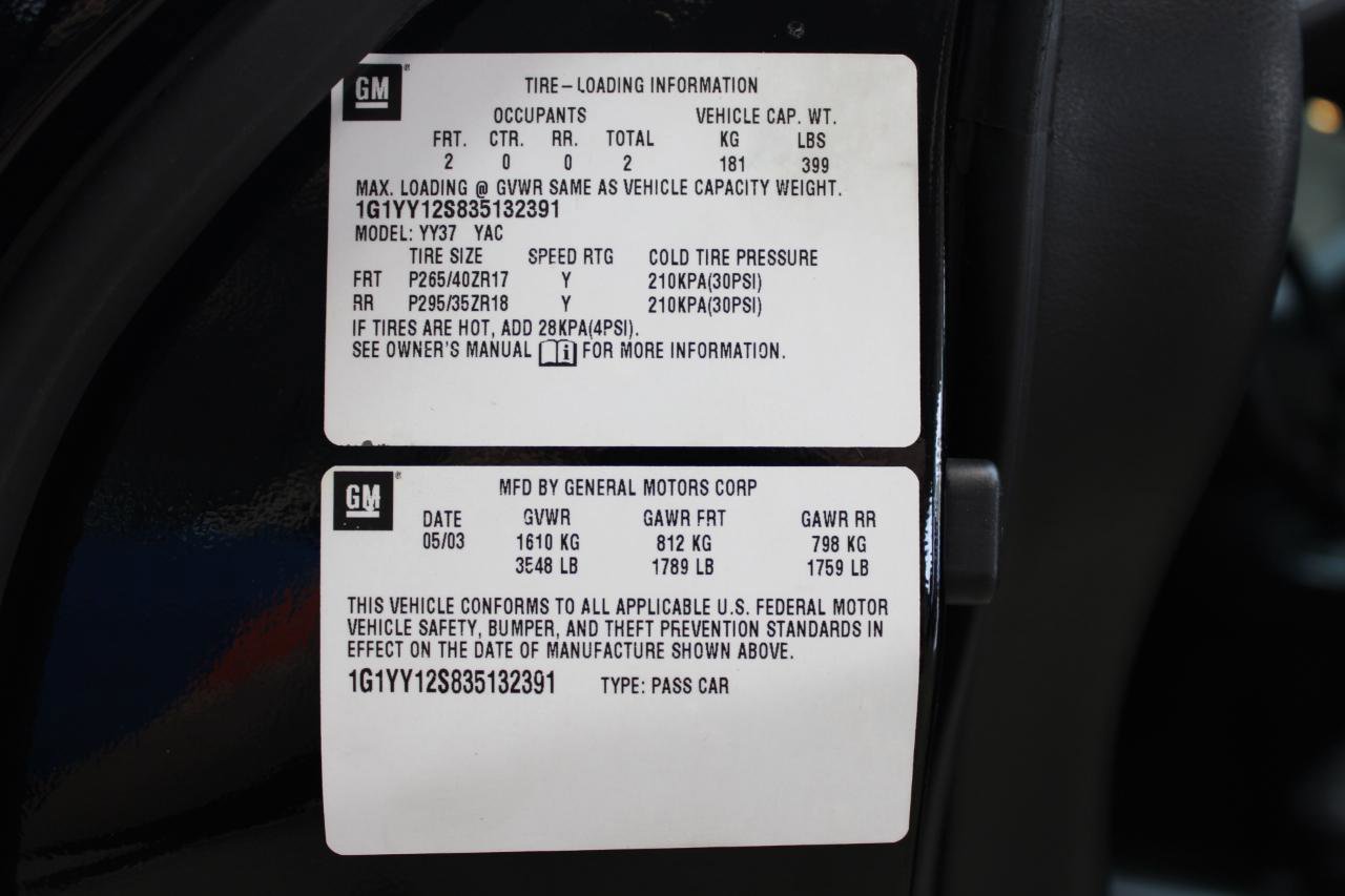 Used 2003 Chevrolet Corvette Z06 w/ Memory Package, 3 Drivers image 22