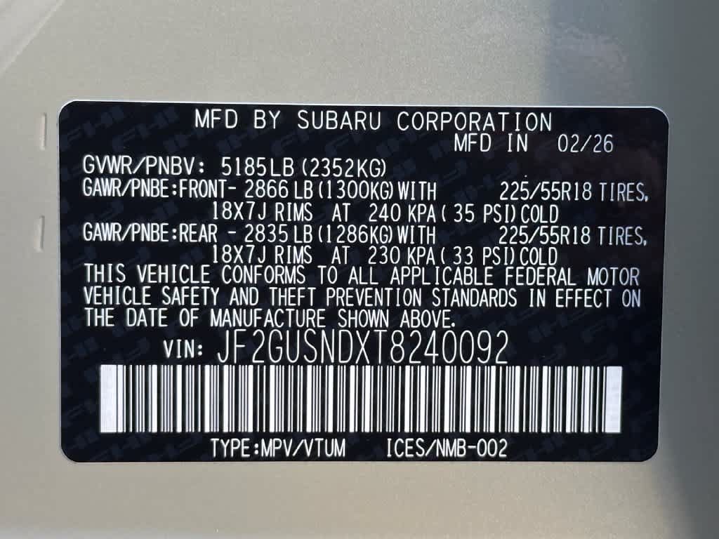 Certified 2026 Subaru Crosstrek 2.5i Limited AWD/4WD image 22