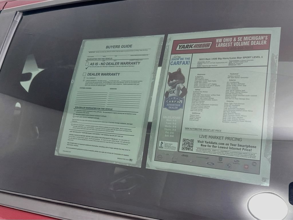 Certified 2023 RAM 1500 Big Horn AWD/4WD image 16
