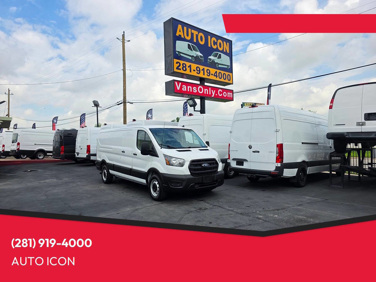 Used 2020 Ford Transit 350 Low Roof w/ Load Area Protection Package RWD image 1