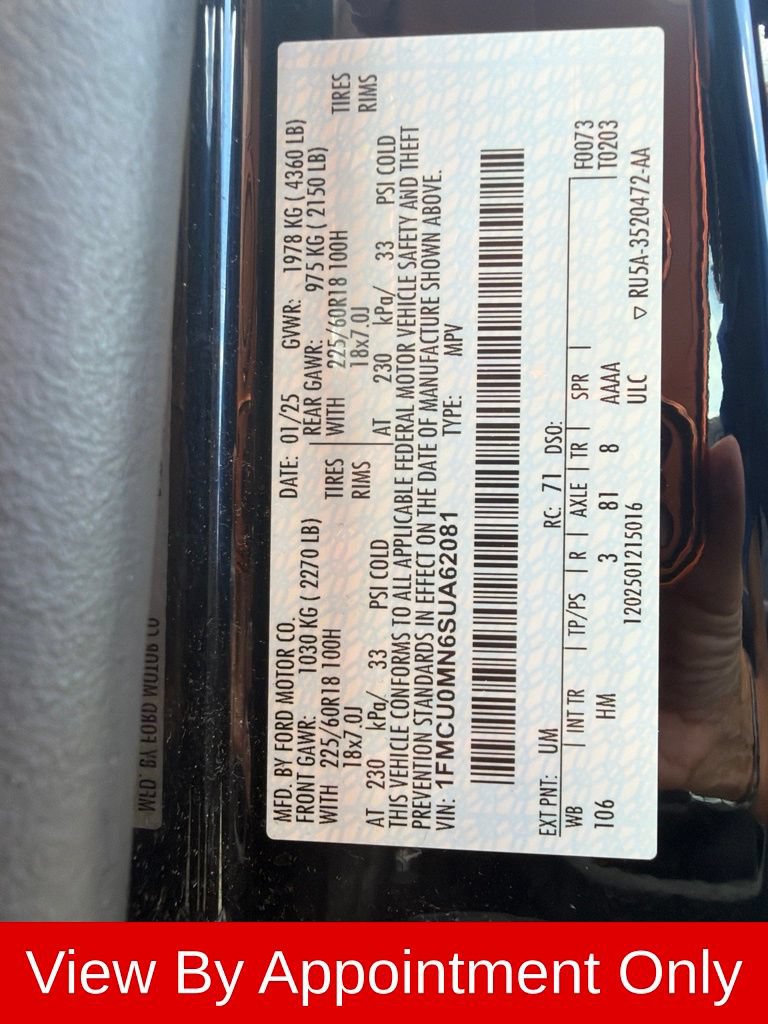 Used 2025 Ford Escape ST-Line FWD image 5