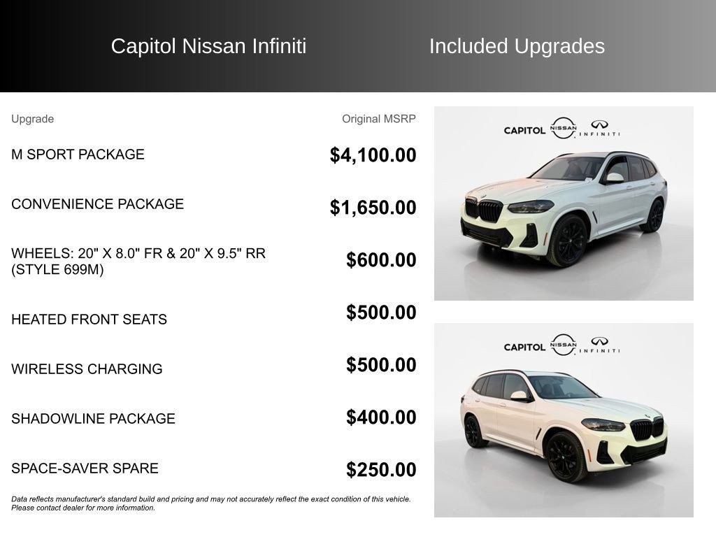 Used 2023 BMW X3 sDrive30i w/ M Sport Package image 9