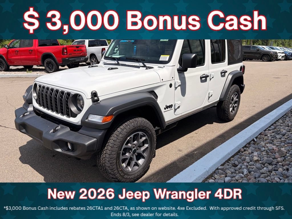 New 2026 Jeep Wrangler Unlimited Sport AWD/4WD image 2
