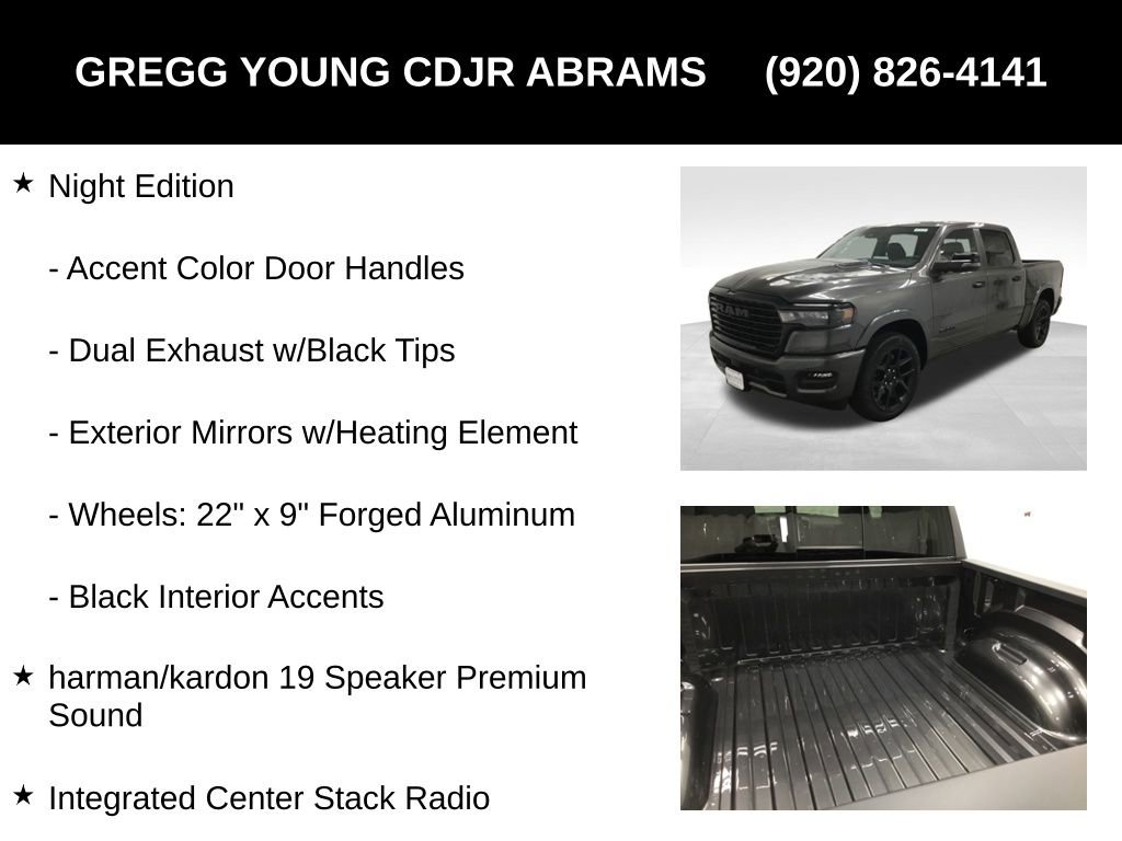 New 2026 RAM 1500 Laramie w/ Night Edition image 36