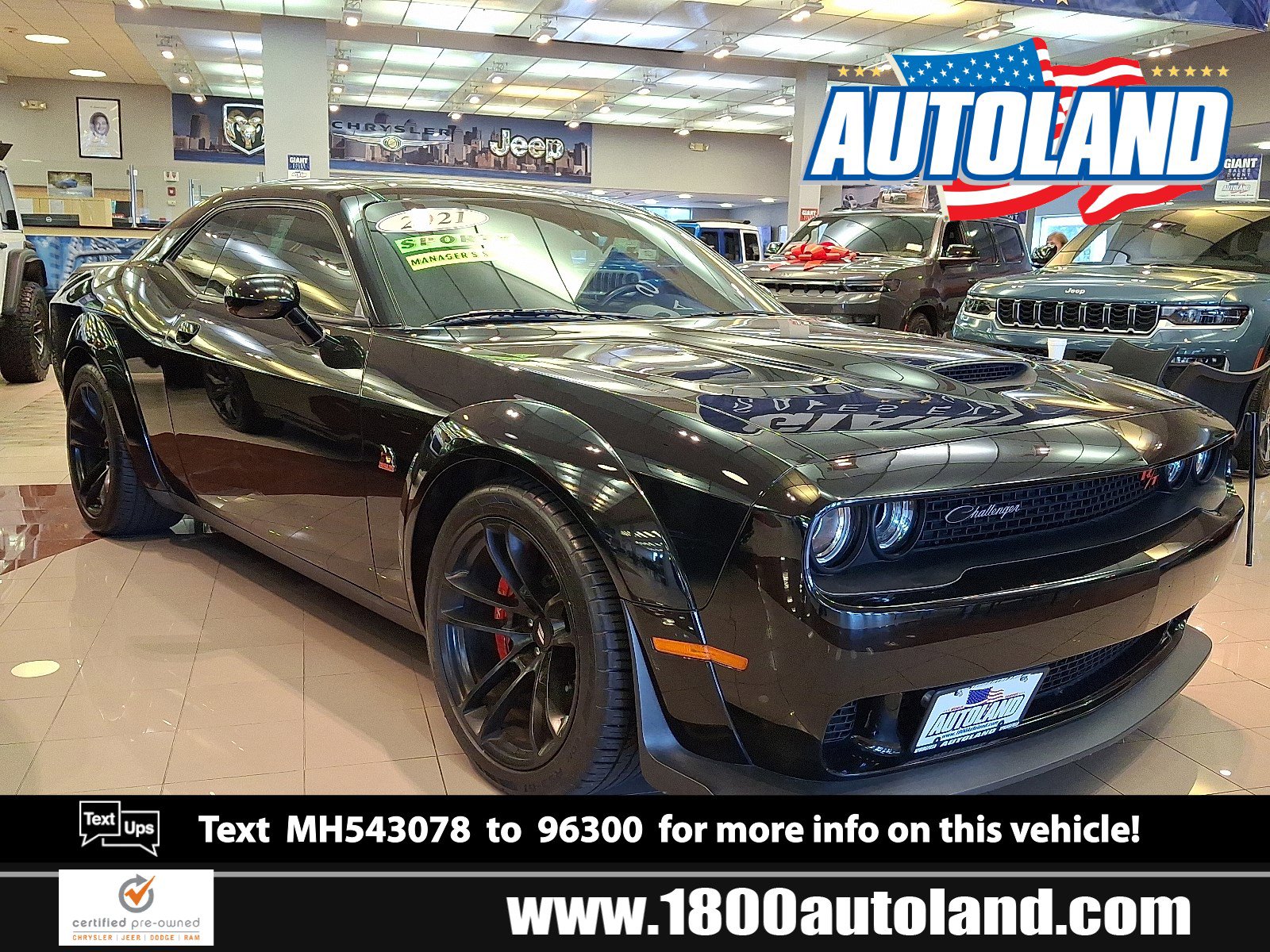 Certified 2021 Dodge Challenger R/T Scat Pack