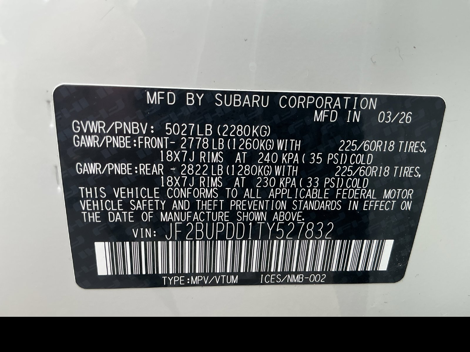 Certified 2026 Subaru Outback Limited AWD/4WD image 30