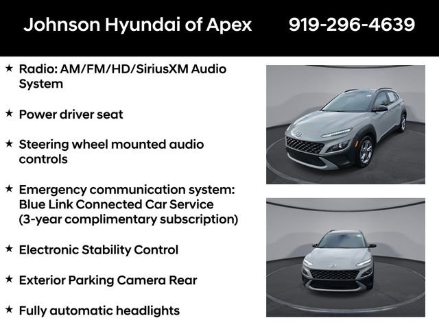 Certified 2023 Hyundai Kona SEL w/ Cargo Package image 6