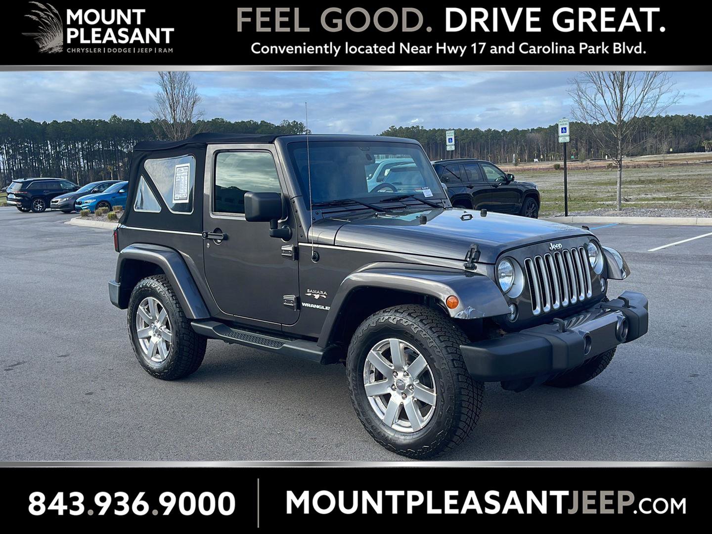 Used 2016 Jeep Wrangler Sahara w/ Connectivity Group image 1