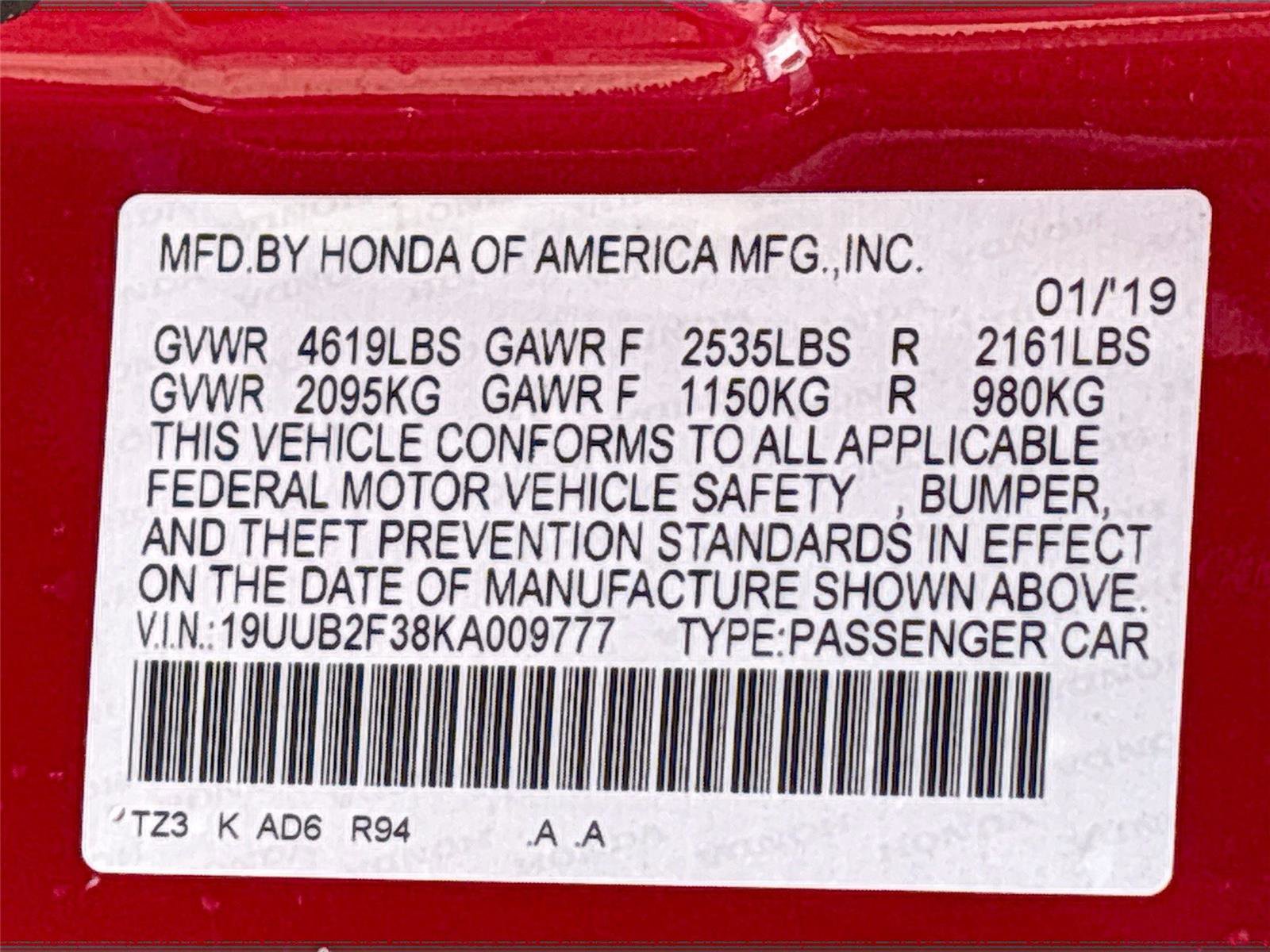 Used 2019 Acura TLX V6 image 34