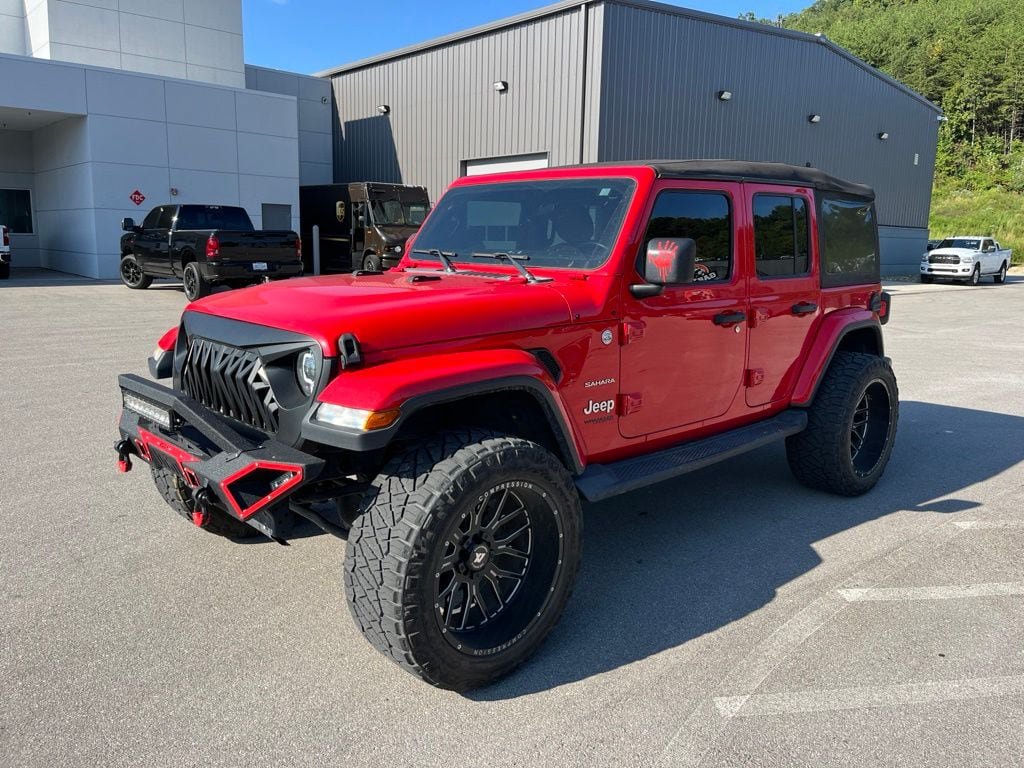 Used 2021 Jeep Wrangler Unlimited Sahara AWD/4WD image 1