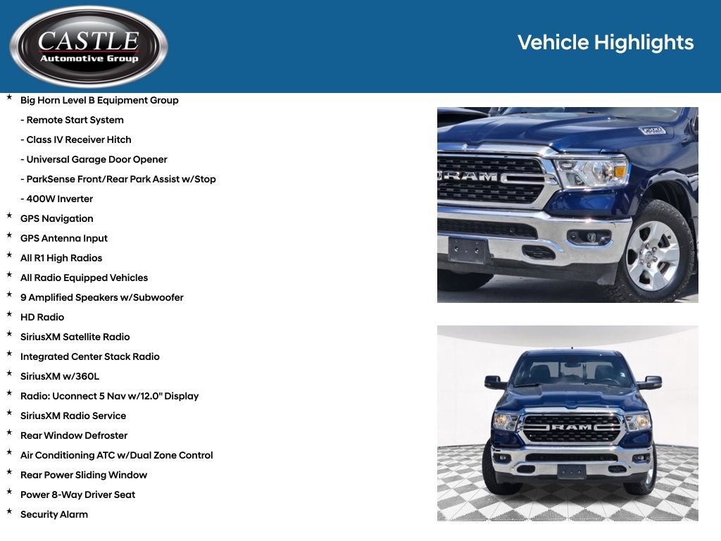 Used 2023 RAM 1500 Big Horn AWD/4WD image 12